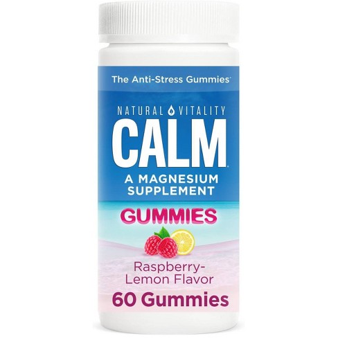 NATURAL VITALITY - CALM GUMMIES, RASBERRY LEMON